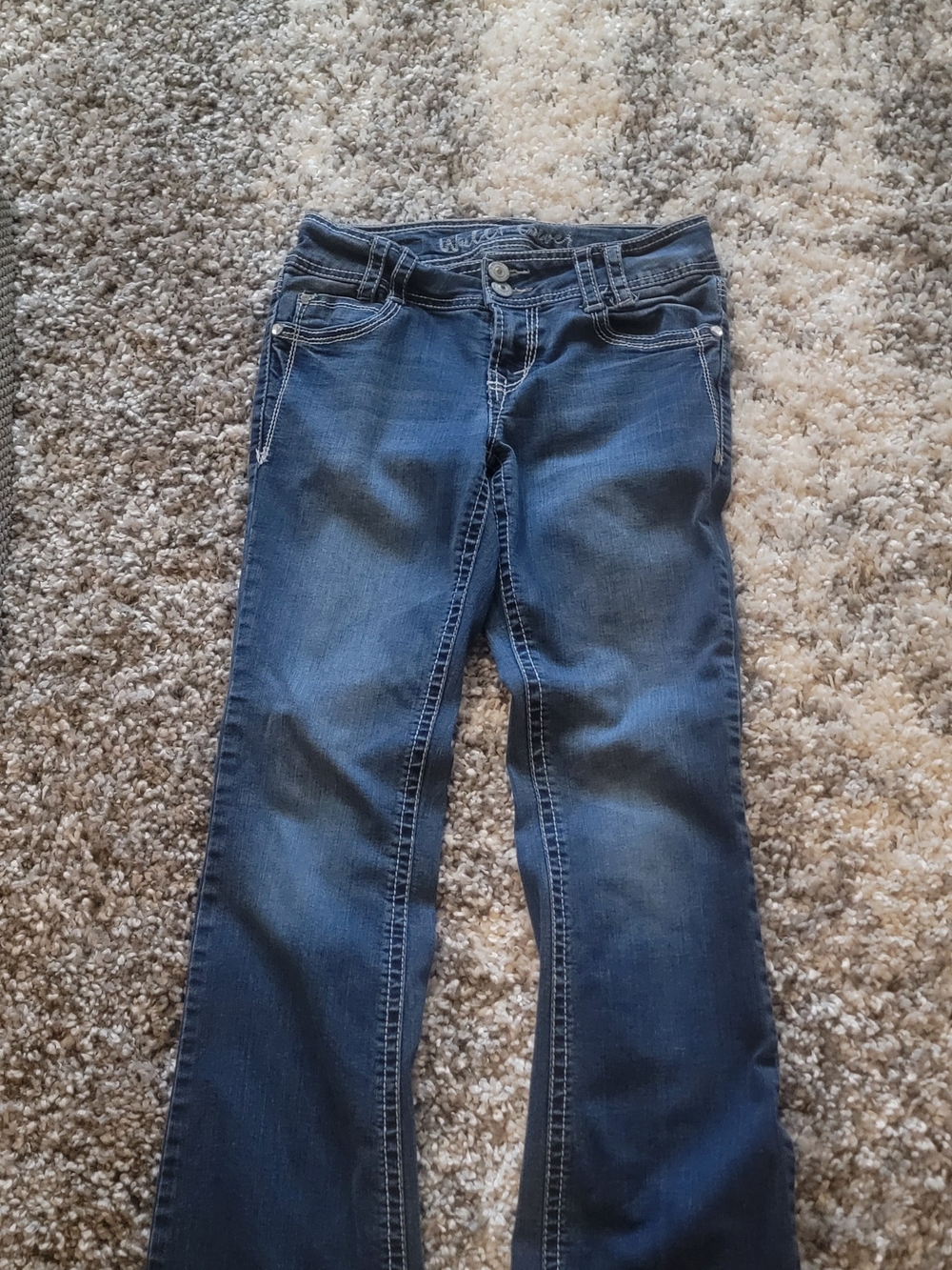 Wallflower Women's Dark Blue Bootcut Jeans
